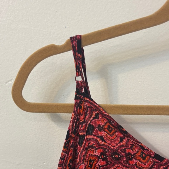 NWT- Patterned Cold-Shoulder Dress - Picture 4 of 4